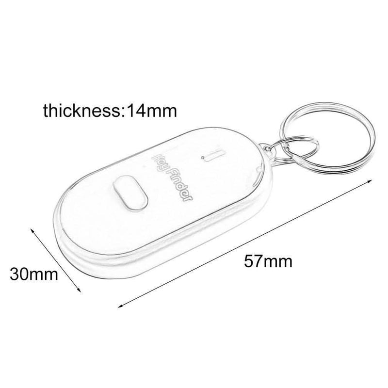 Smart Key Finder Anti-Lost Whistle Sensors Keychain Everything Else - DailySale