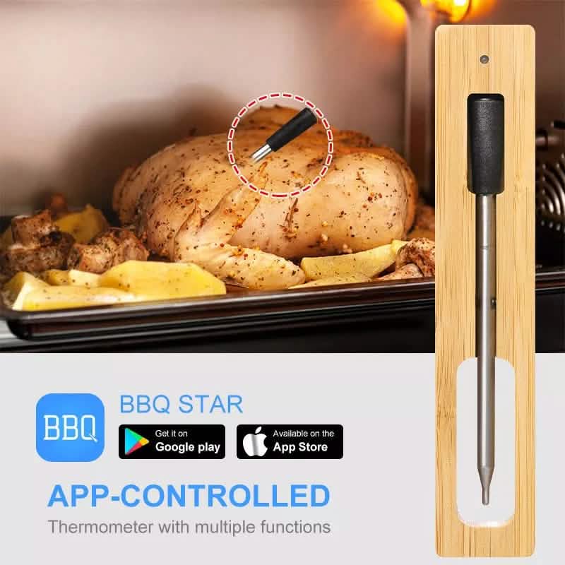 Smart Meat Thermometer with Bluetooth Kitchen Tools & Gadgets - DailySale