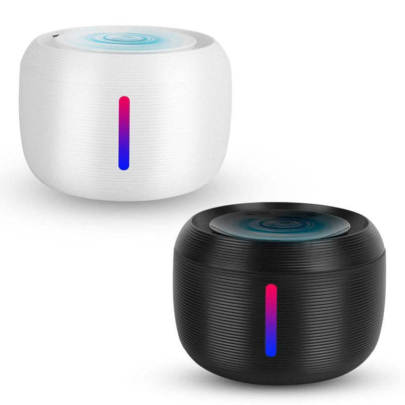Smart Pet Drinking Fountain with LED Light 7-Pack Replaceable Water Filters Pet Supplies - DailySale