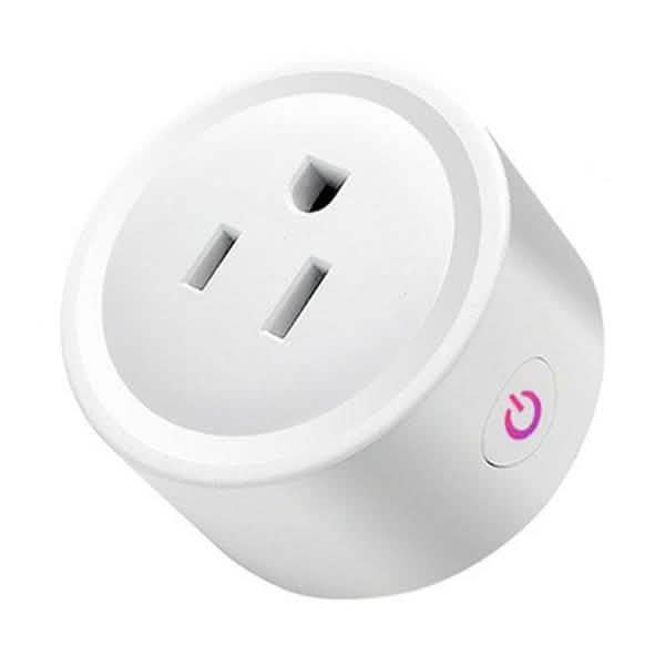 Smart Plug WiFi Socket Power Monitor Timing Function Tuya SmartLife APP Control Works With Alexa Google Assistant Computer Accessories 1-Pack - DailySale