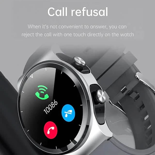 Smart Watch with Earbuds 1.28 inch Waterproof Bluetooth Fitness Watch Smart Watches - DailySale