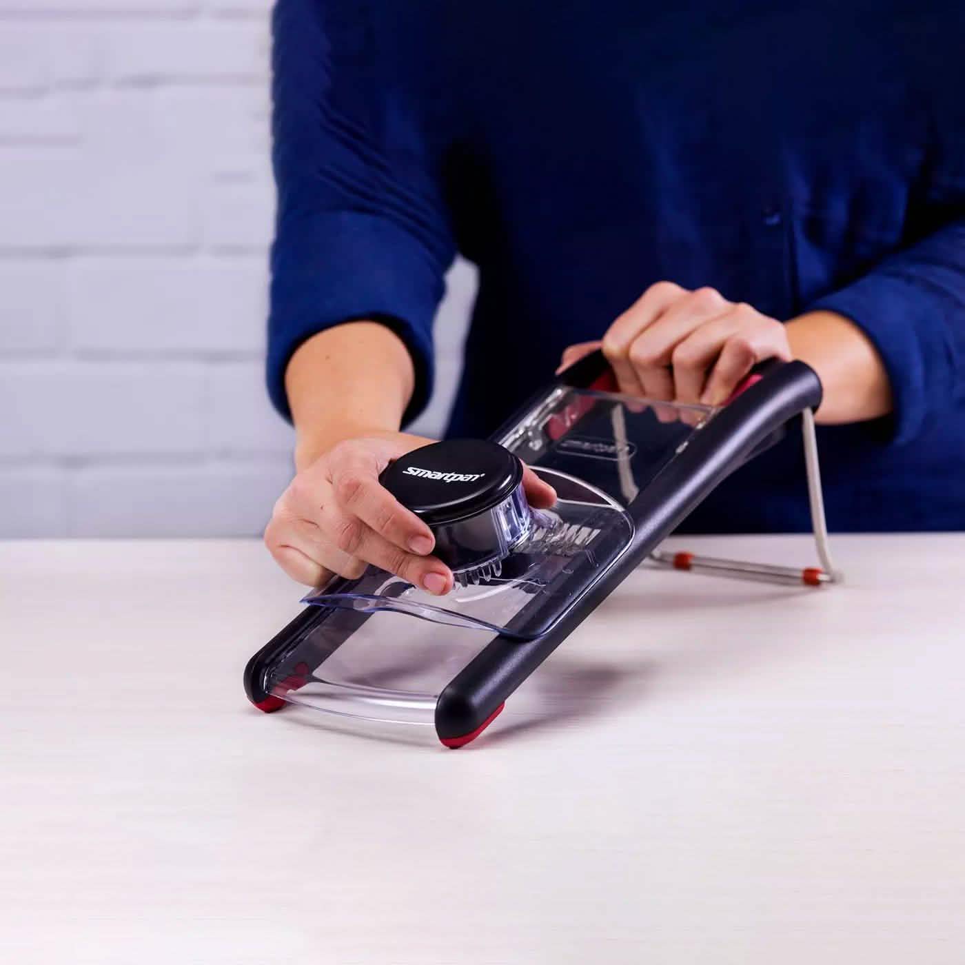 Smartpan Mandoline Slicer with Hidden Blade and Safe Hand Guard Kitchen & Dining - DailySale