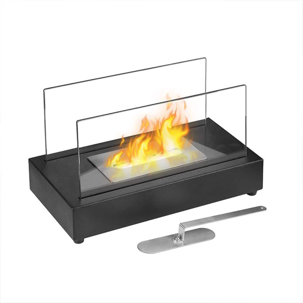 Smokeless Bio-Ethanol Tabletop Fireplace Lighting & Decor - DailySale
