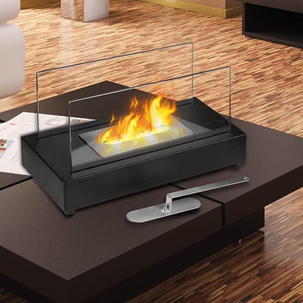 Smokeless Bio-Ethanol Tabletop Fireplace Lighting & Decor - DailySale