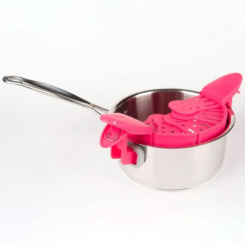 Snapbit Hands-Free Strainer for Pots, Pans & Bowls Kitchen Essentials - DailySale