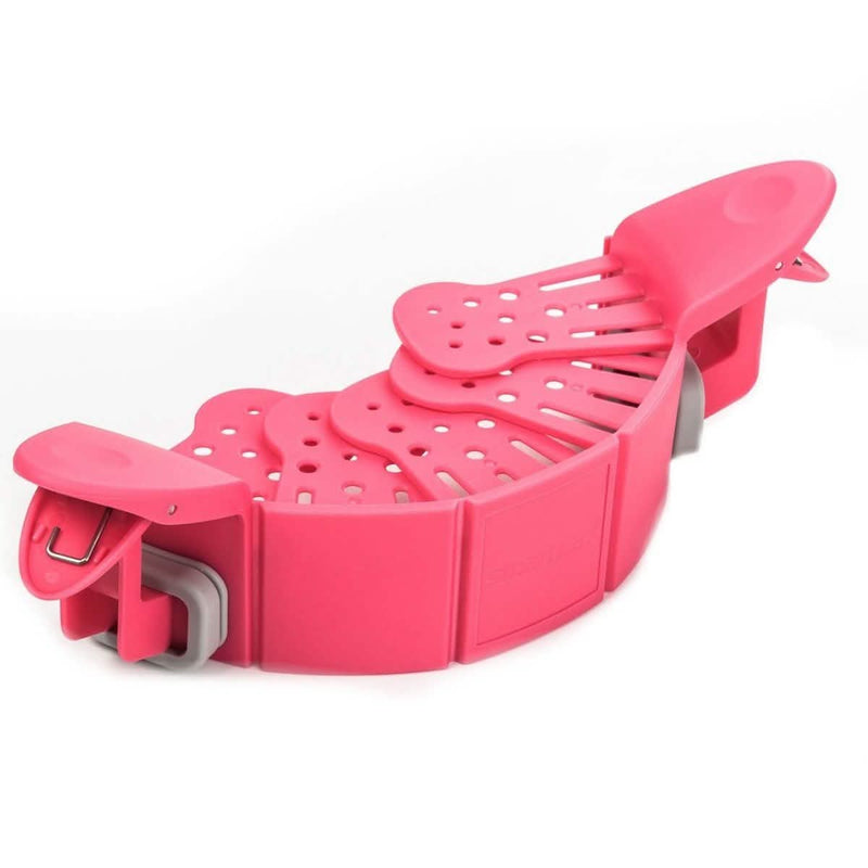 Snapbit Hands-Free Strainer for Pots, Pans & Bowls Kitchen Essentials Pink - DailySale