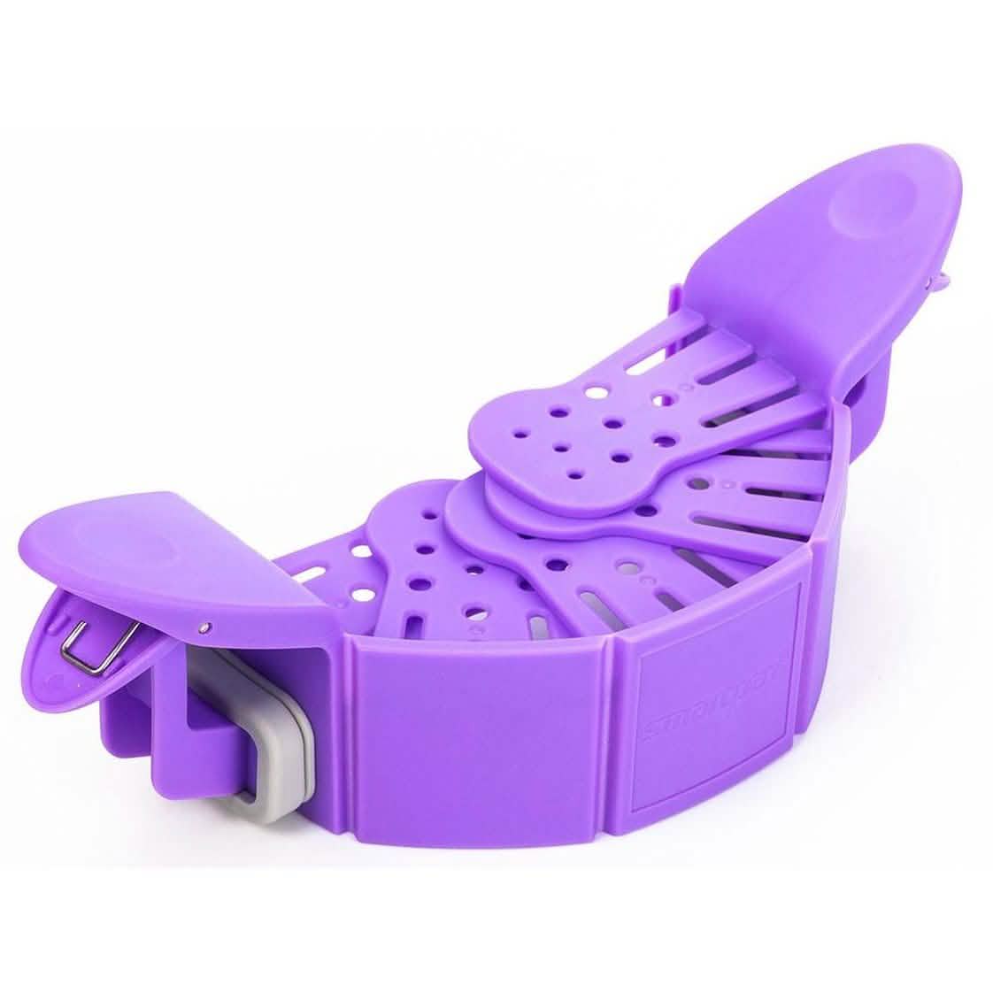 Snapbit Hands-Free Strainer for Pots, Pans & Bowls Kitchen Essentials Purple - DailySale