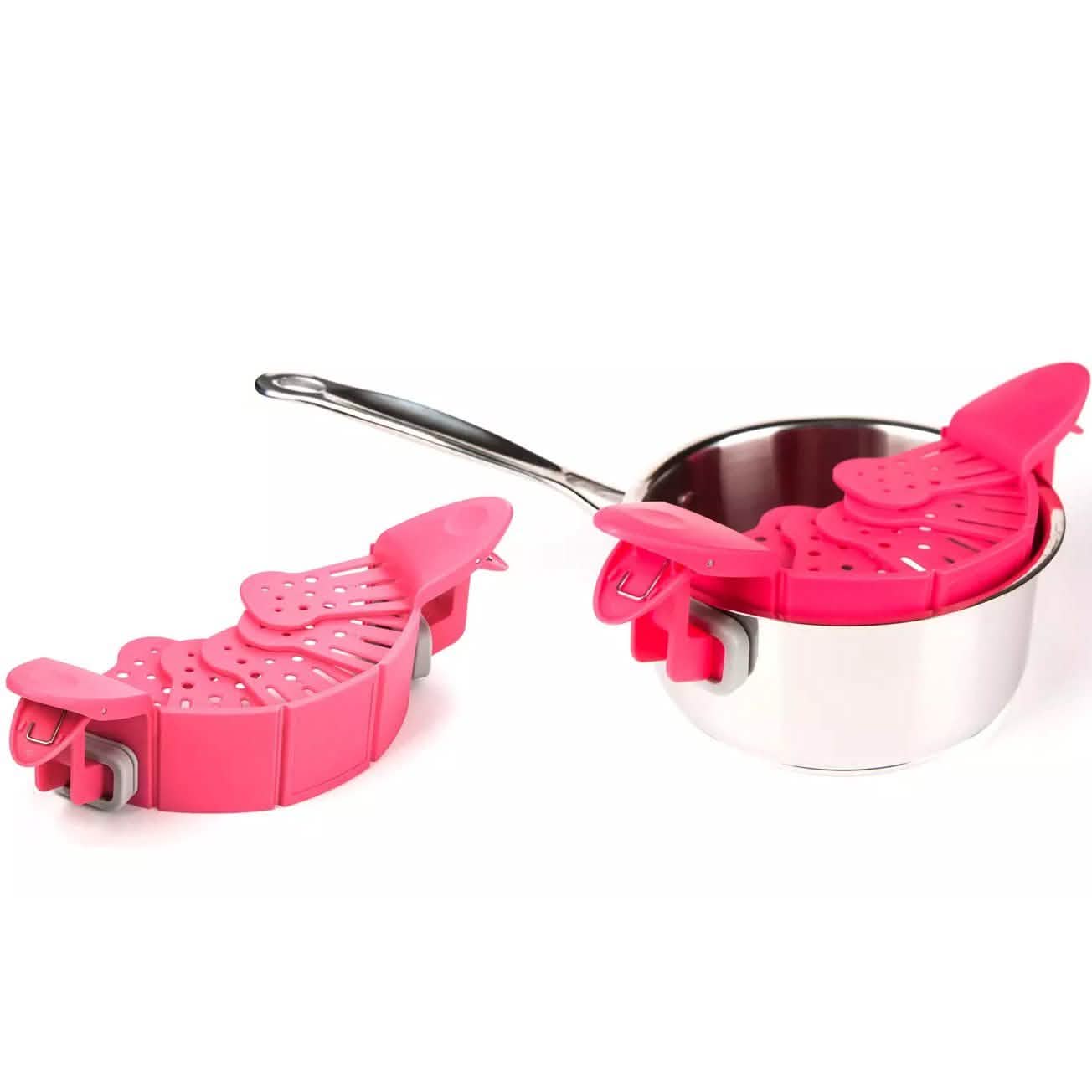 Snapbit Handsfree Strainer Fits All Size Pot, Pan, or Bowl Kitchen & Dining - DailySale