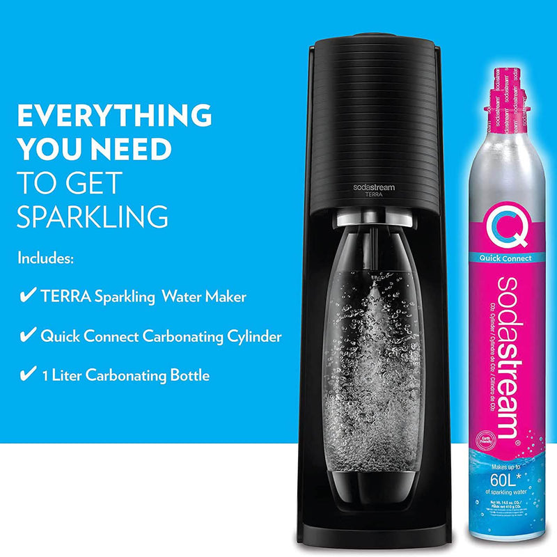 SodaStream Terra Sparkling Water Maker with CO2 and DWS Bottle Kitchen Appliances - DailySale