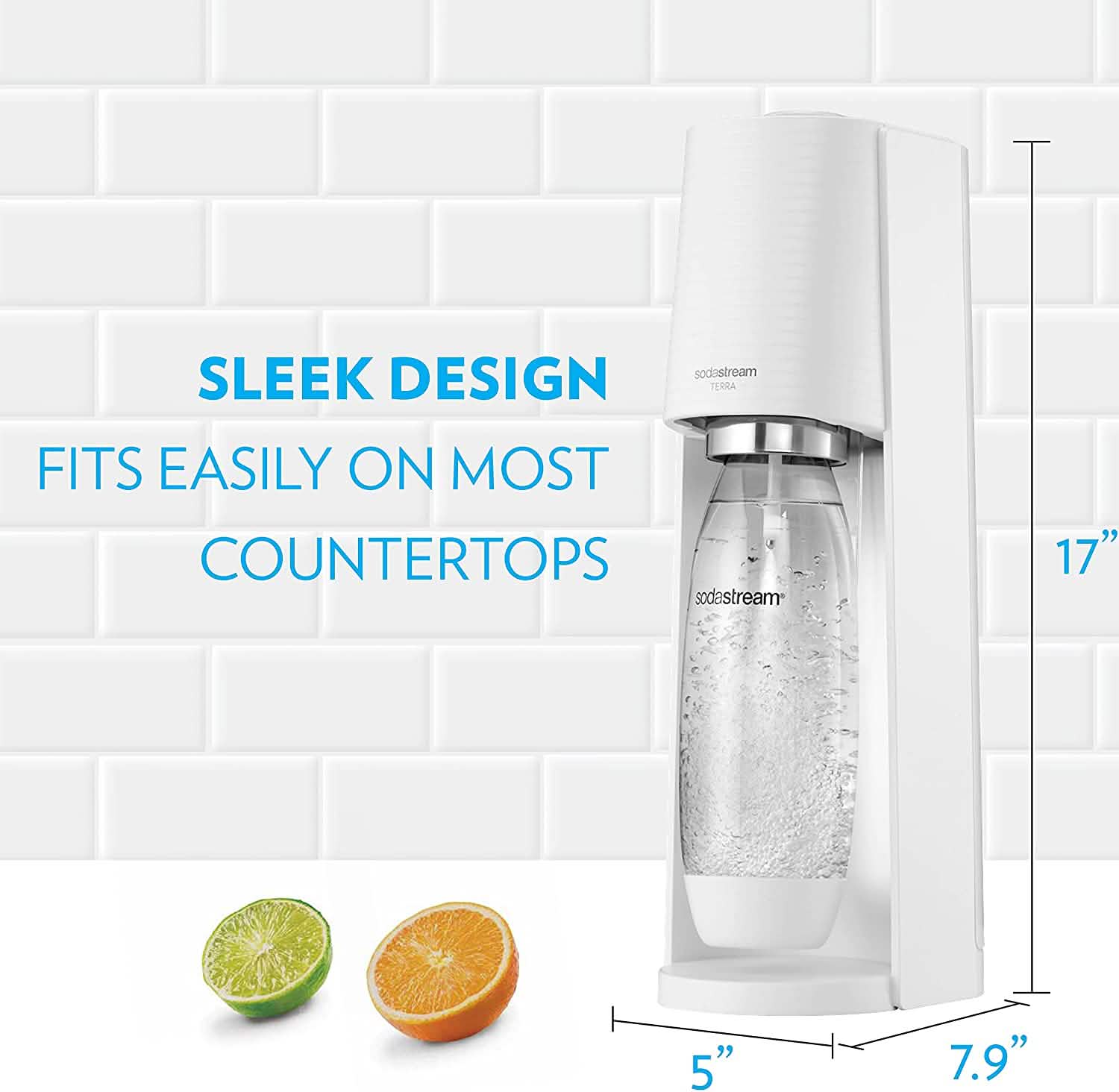 SodaStream Terra Sparkling Water Maker with CO2 and DWS Bottle Kitchen Appliances - DailySale