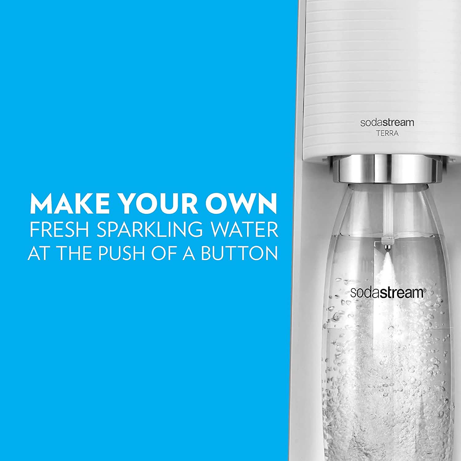 SodaStream Terra Sparkling Water Maker with CO2 and DWS Bottle Kitchen Appliances - DailySale