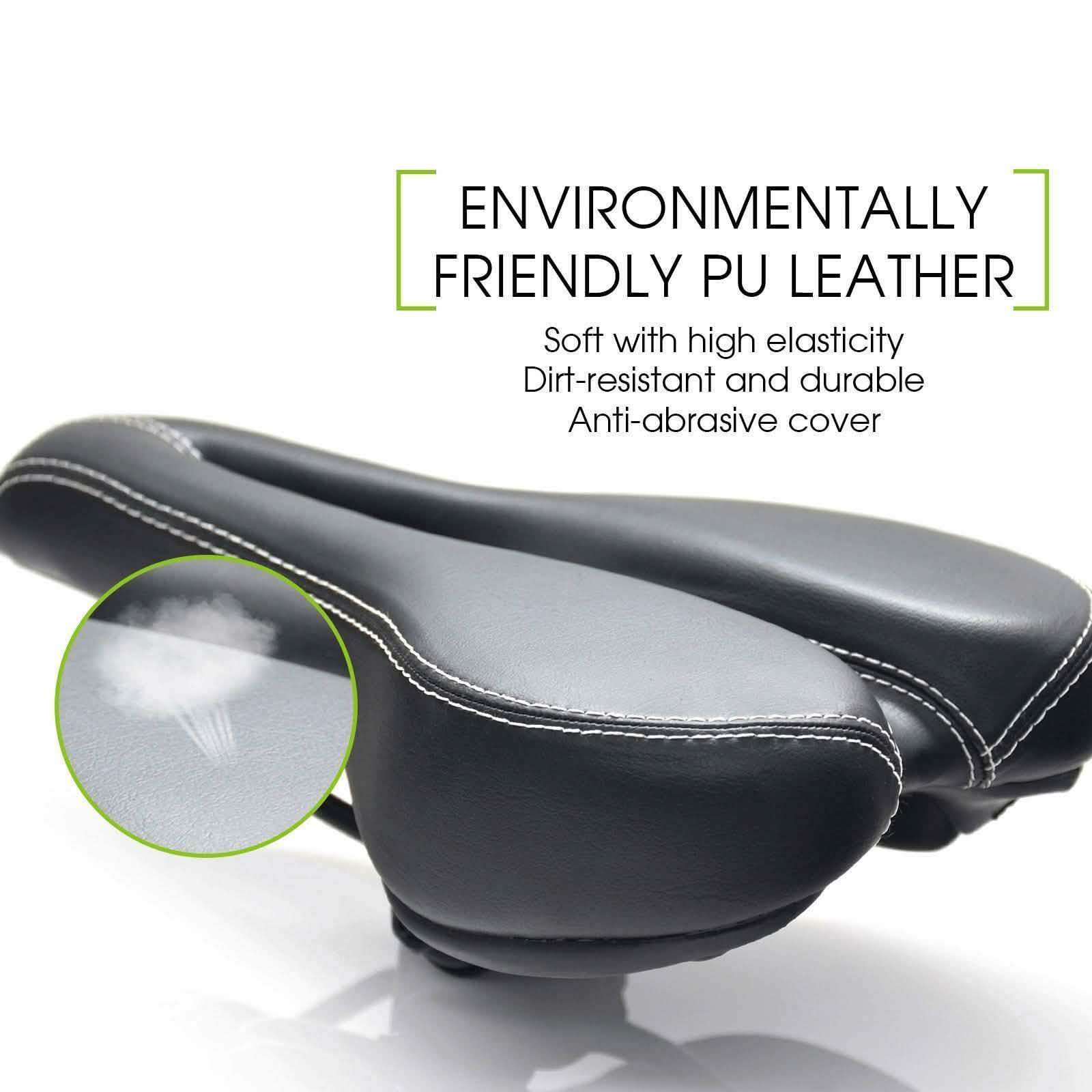 Soft Leather Hollow Bicycle Saddle Seat Sports & Outdoors - DailySale