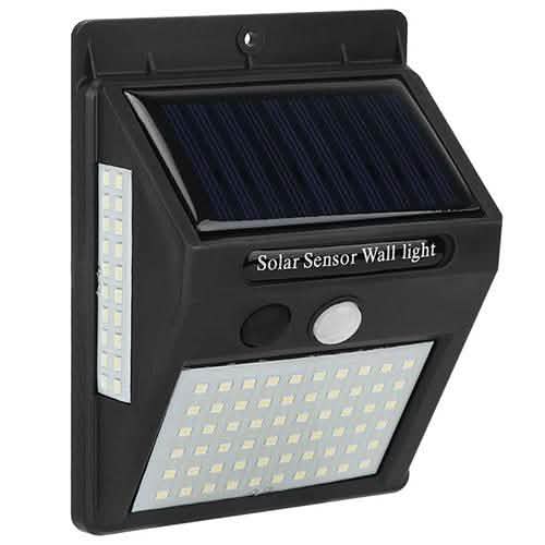 Solar 100 LEDs PIR Motion Sensor Wall Light Outdoor Lighting - DailySale