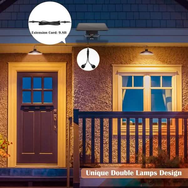 Solar Hanging Lamp for Camping Home Garden Patio Outdoor Lighting - DailySale