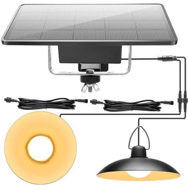 Solar Hanging Lamp for Camping Home Garden Patio Outdoor Lighting - DailySale