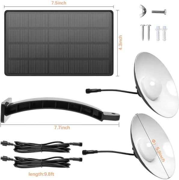 Solar Hanging Lamp for Camping Home Garden Patio Outdoor Lighting - DailySale