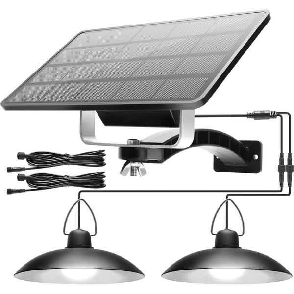 Solar Hanging Lamp for Camping Home Garden Patio Outdoor Lighting - DailySale