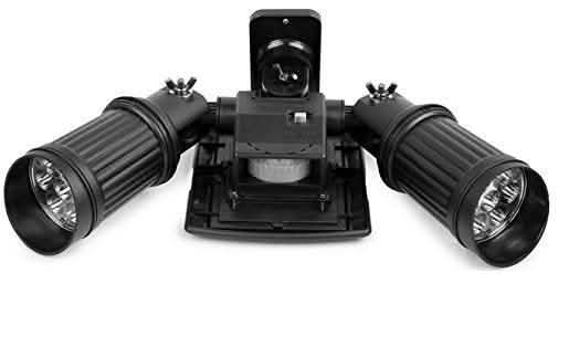 Solar Motion Sensor Twin Floodlight Home Lighting - DailySale