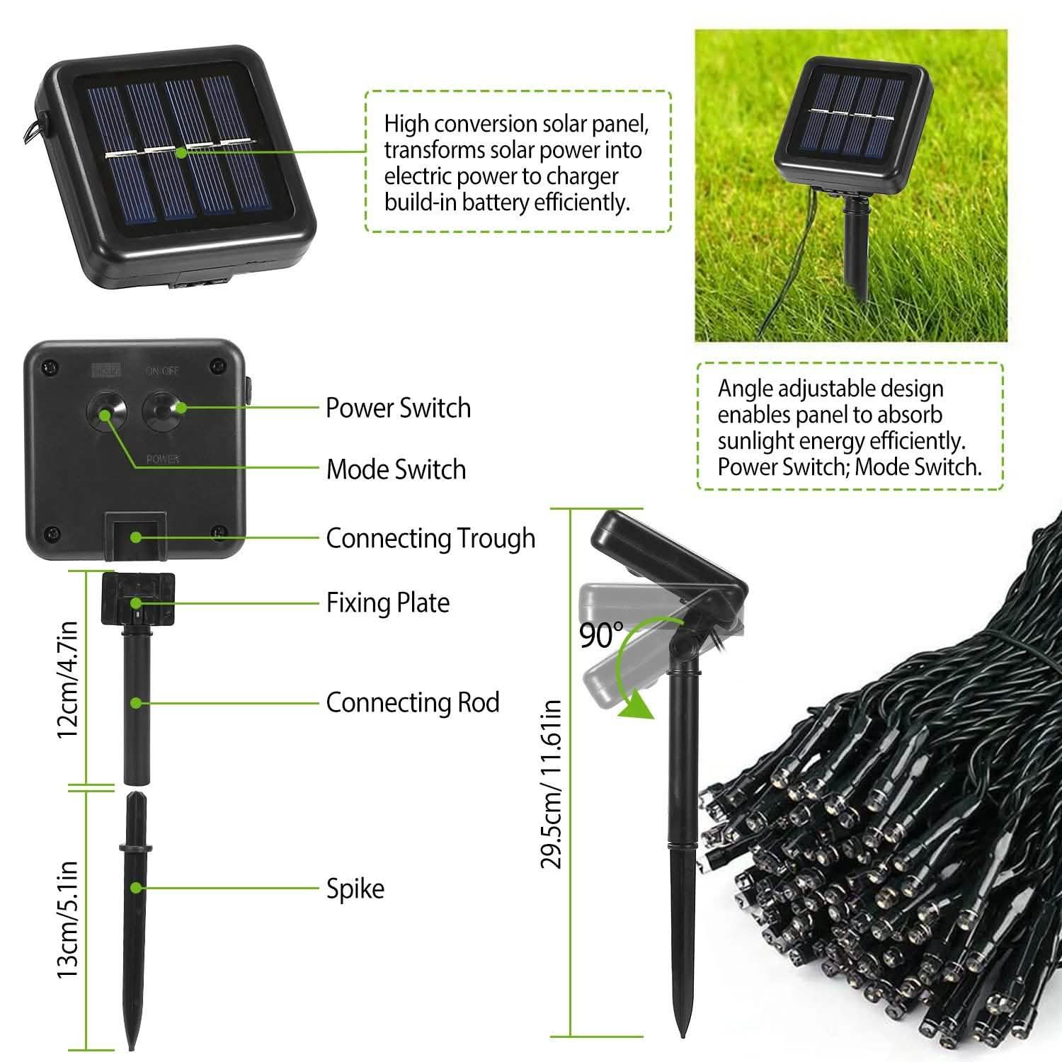 Solar Power LED String Lights Lighting & Decor - DailySale
