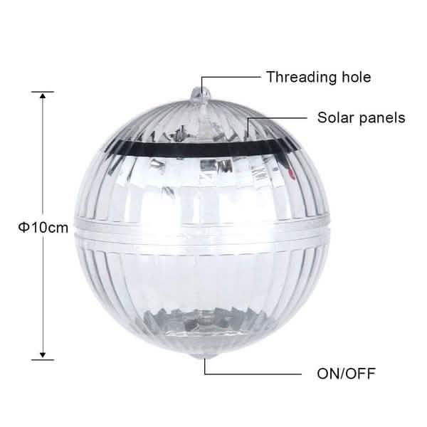 Solar Powered Floating Pond Light Garden Swimming Pool Color Changing LED Lamp Outdoor Lighting - DailySale