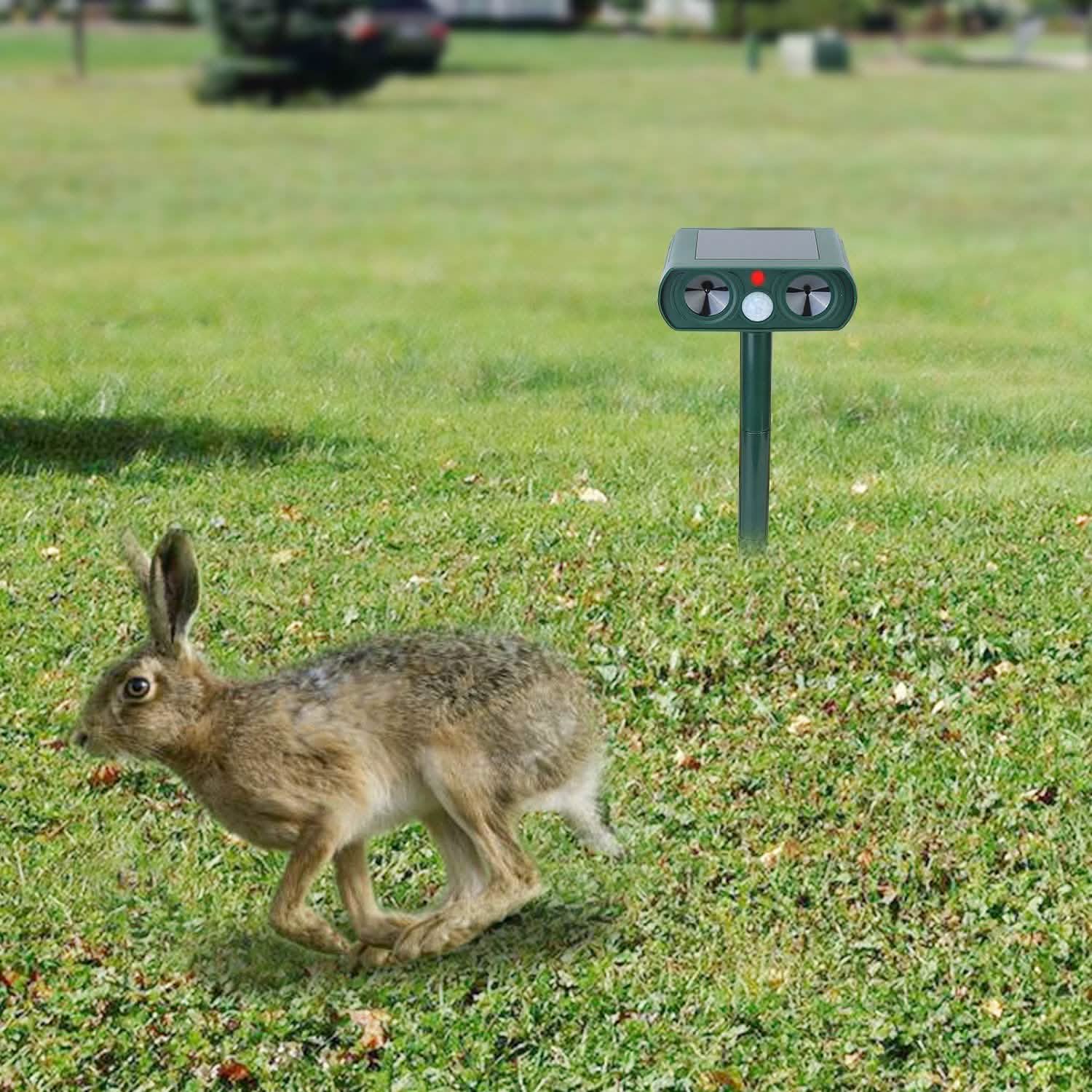 Solar Powered Ultrasonic Animal Repeller Garden & Patio - DailySale
