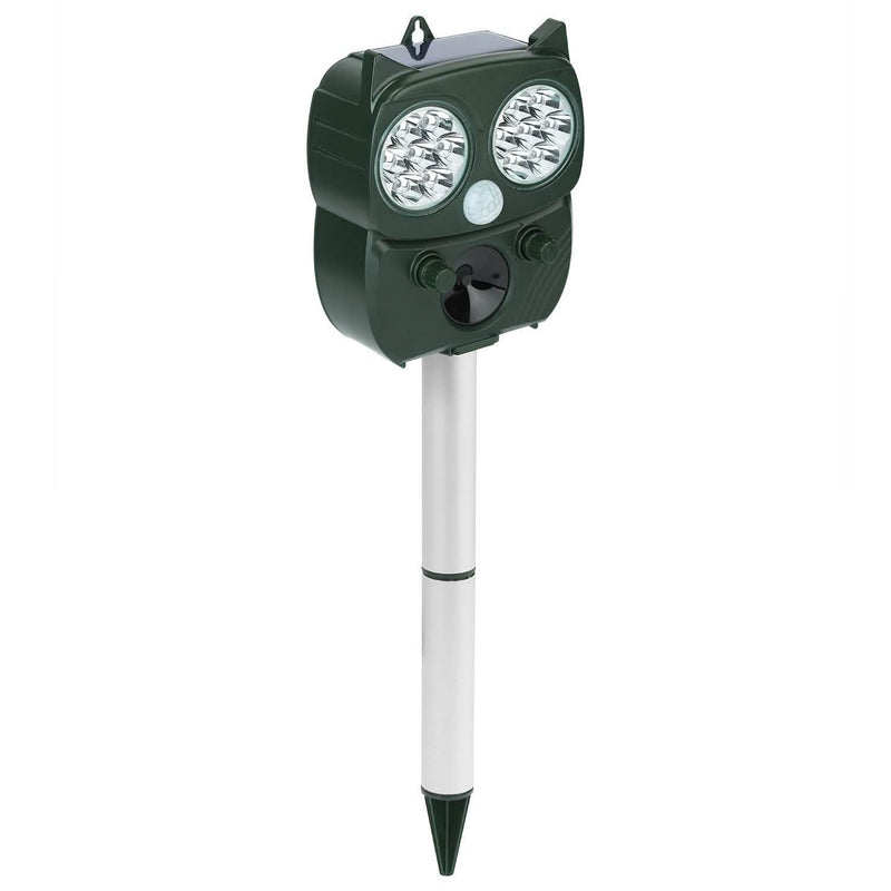 Solar Powered Ultrasonic Animal Repeller PIR Motion Sensor Pest Control - DailySale