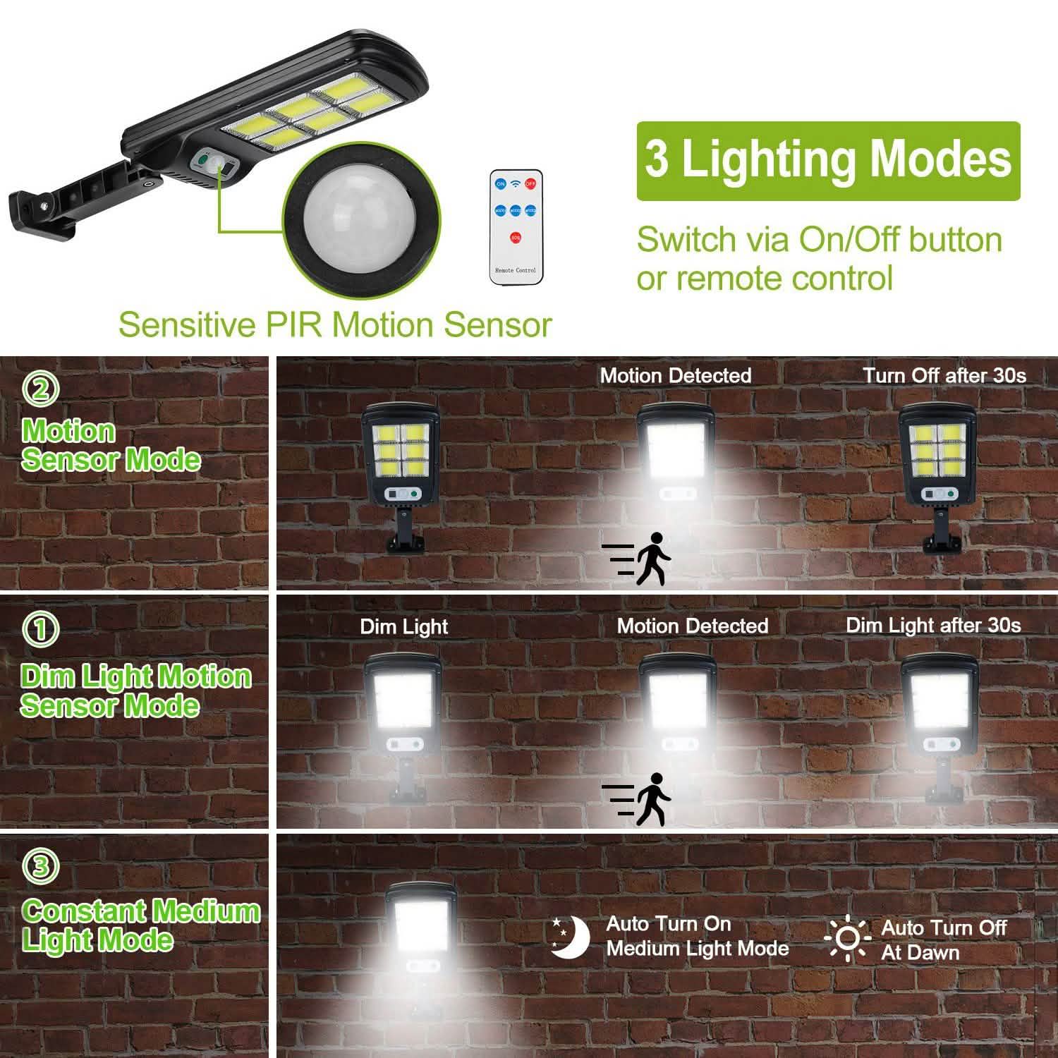 Solar Powered Wall Outdoor Lights Outdoor Lighting - DailySale