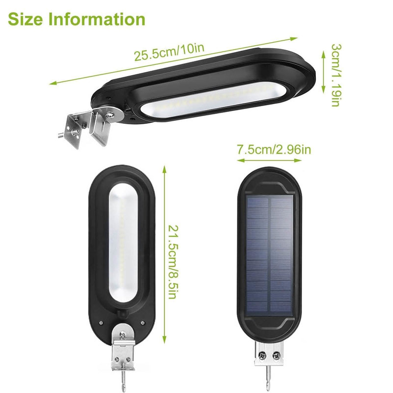 Solar Wall Light Outdoor 18 LED's Dusk to Dawn Fence Lamp Outdoor Lighting - DailySale