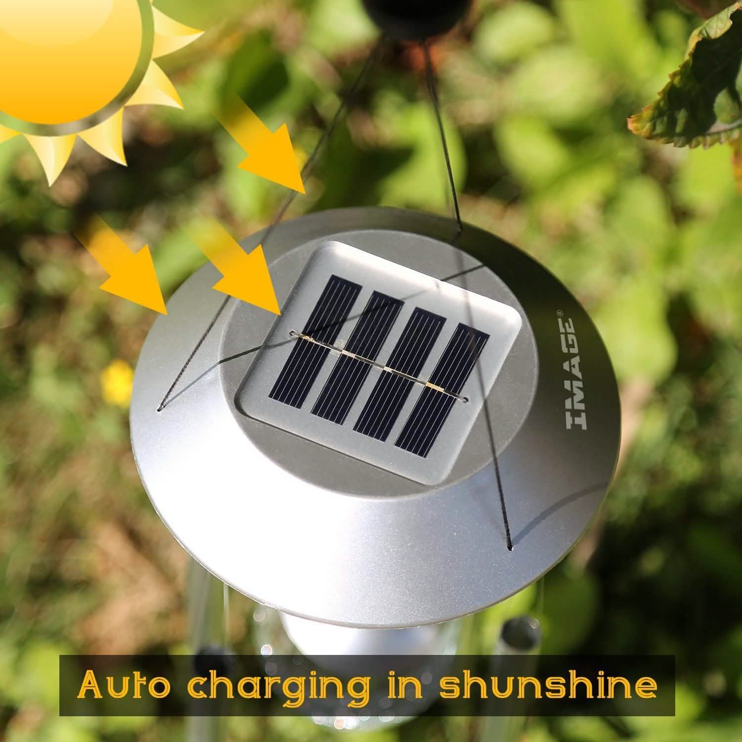 Solar Wind Chimes Color Changing LED Light String & Fairy Lights - DailySale