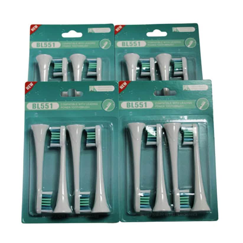 Sonic Replacement Toothbrush Heads Beauty & Personal Care 16-Pack - DailySale