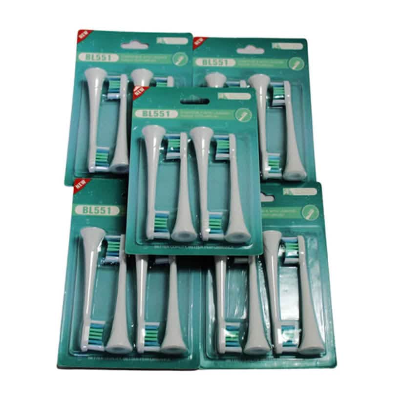 Sonic Replacement Toothbrush Heads Beauty & Personal Care 20-Pack - DailySale