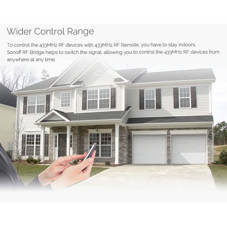 SONOFF® RF Bridge WIFI 433 MHz Replacement Smart Home Automation Universal Switch Everything Else - DailySale
