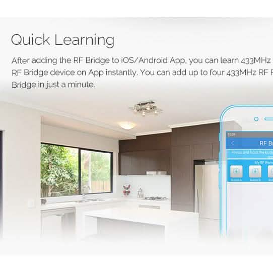 SONOFF® RF Bridge WIFI 433 MHz Replacement Smart Home Automation Universal Switch Everything Else - DailySale