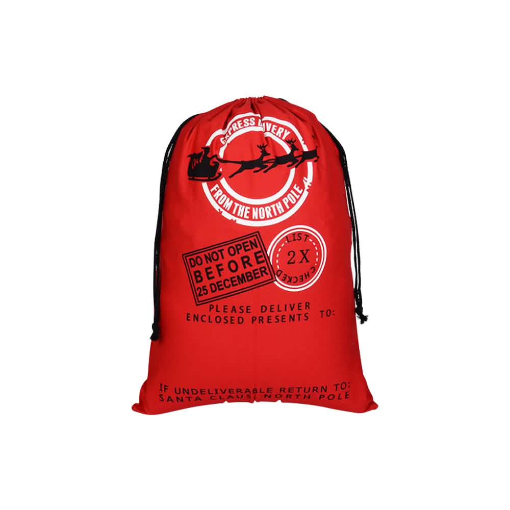 Special Delivery Santa Gift Sacks Holiday Decor & Apparel Red - DailySale