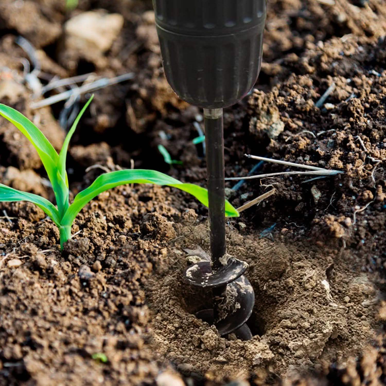 Spiral Drill Bit Gardening Auger Garden & Patio - DailySale