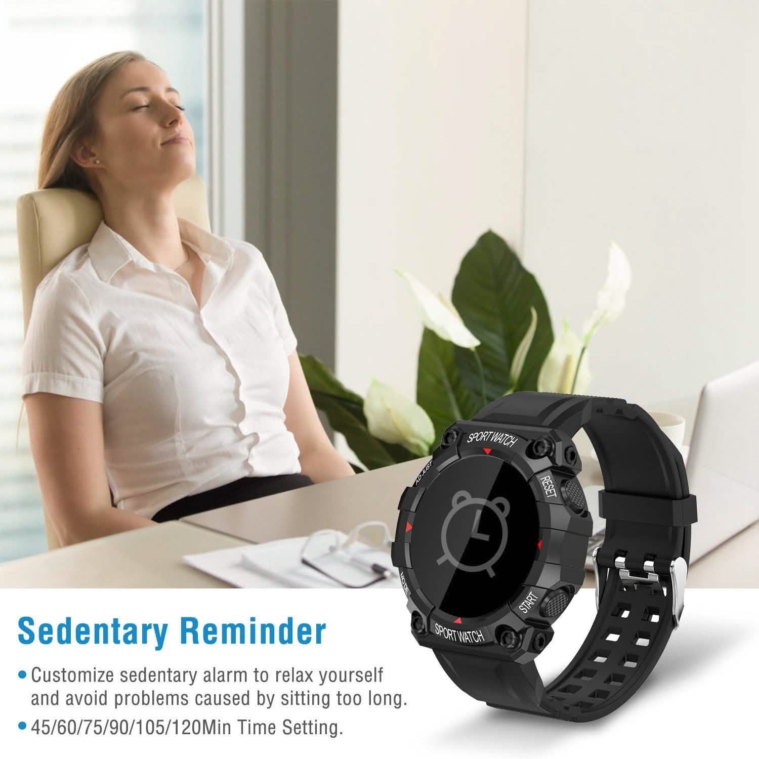 Sport Bracelet with Heart Rate Blood Pressure Sleep Monitor Smart Watches - DailySale