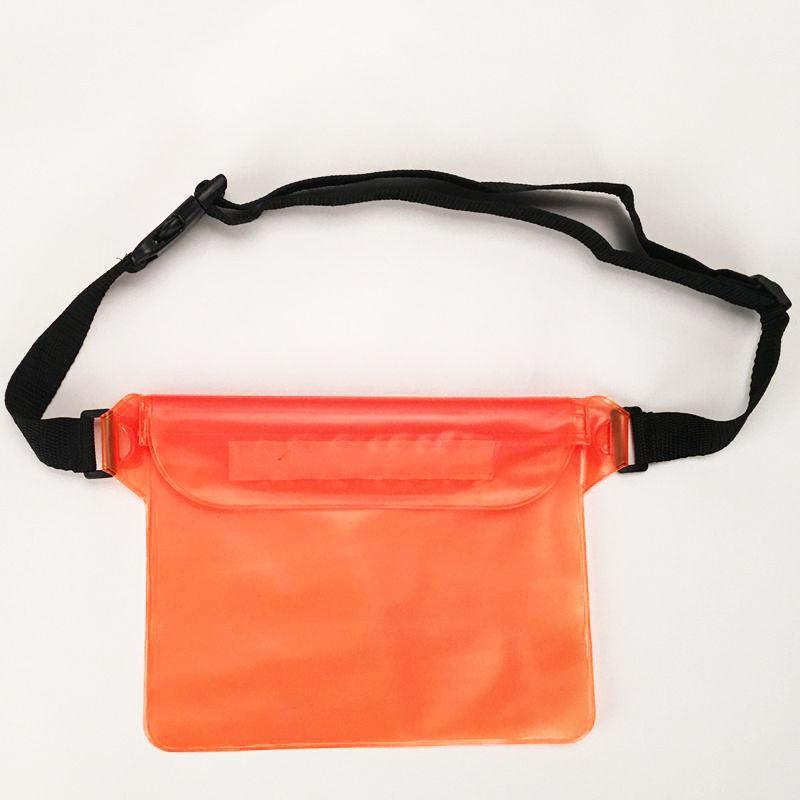 Sport Swimming Beach Waterproof Waist Bag Pouch Dry Case Fanny Pack Pocket Bags & Travel Orange - DailySale