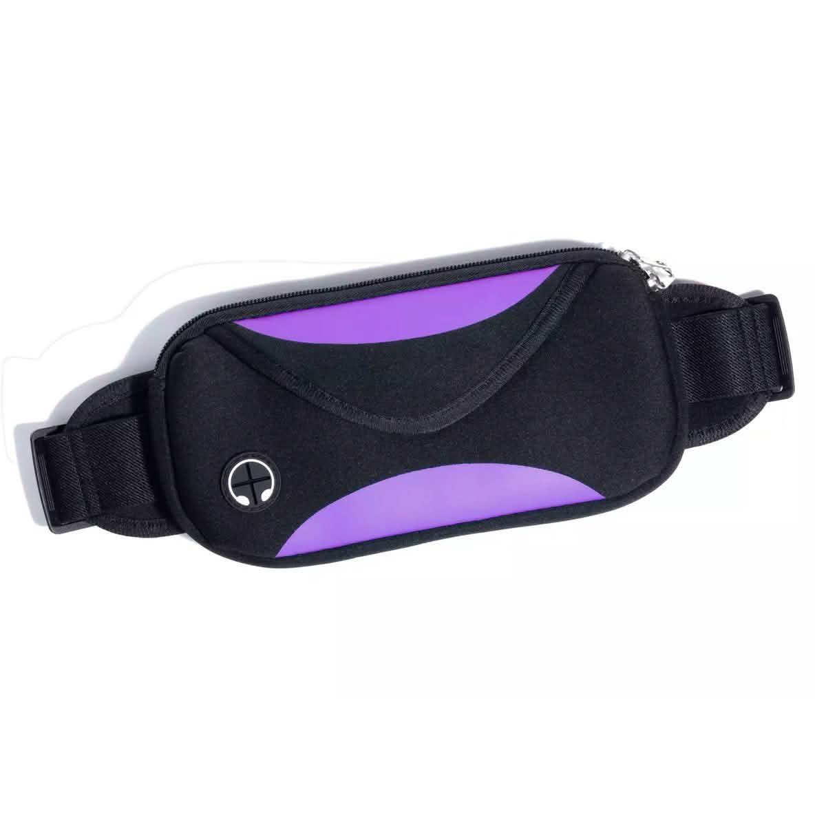 Sports Pouch Running Belt Fanny Pack Water Resistance with Adjustable Strap Sports & Outdoors Purple - DailySale