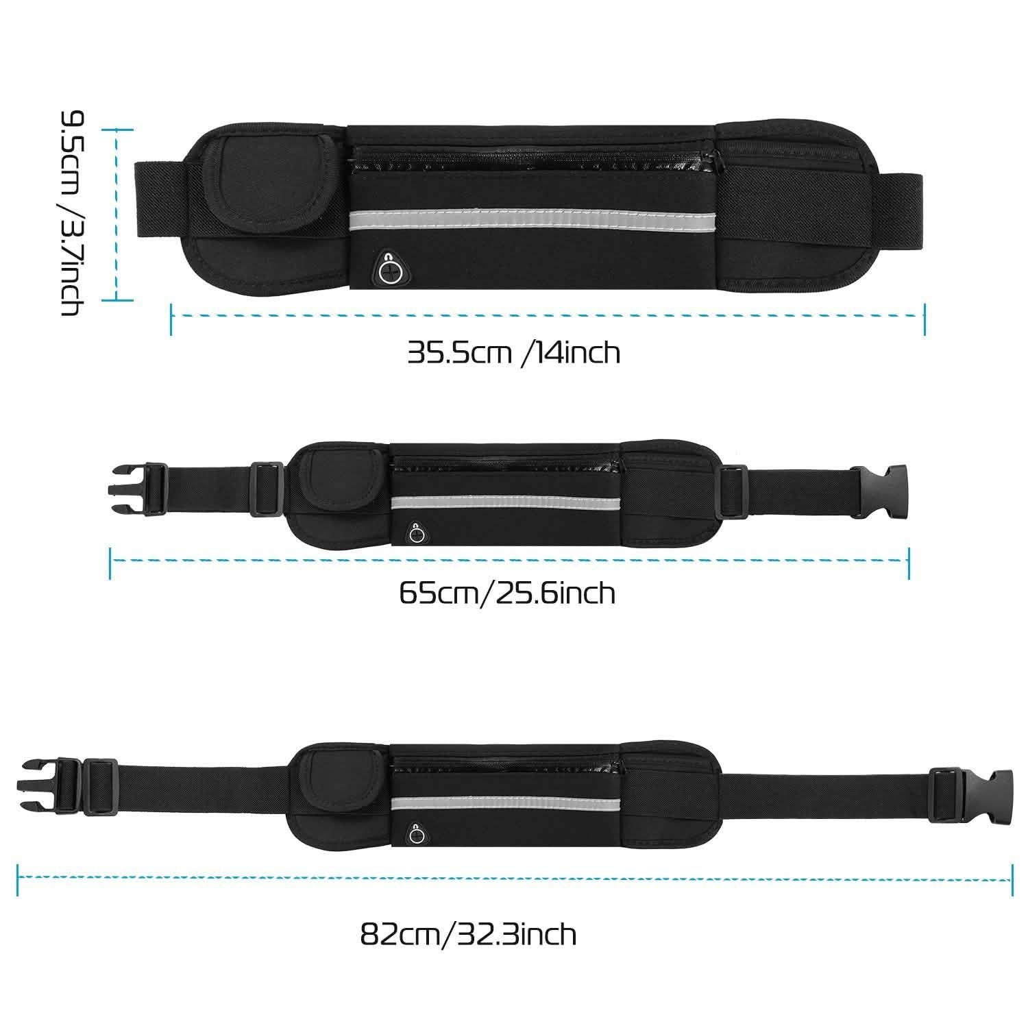 Sports Waist Bag Running Belt Pack Sports & Outdoors - DailySale
