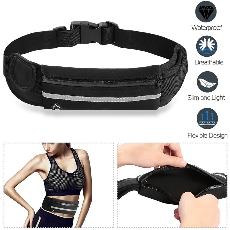Sports Waist Bag Running Belt Pack Sports & Outdoors - DailySale