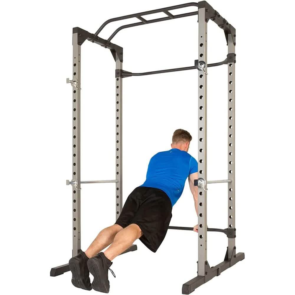 Squat Rack Strength Training Power Cage Fitness - DailySale