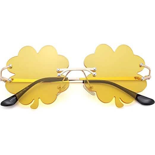 St. Patrick’s Day Irish Shamrock Sunglasses Holiday Decor & Apparel Yellow - DailySale