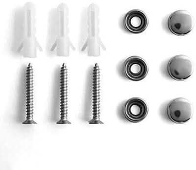 Stainless Steel 24" Wall Mounted Rack with 8 Hooks - Silver Kitchen Storage - DailySale