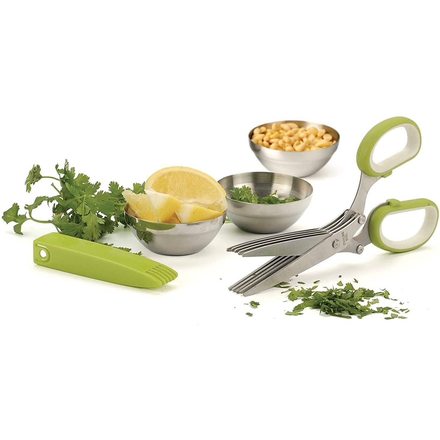 Stainless Steel 5 Blade Herb Scissors Kitchen & Dining - DailySale