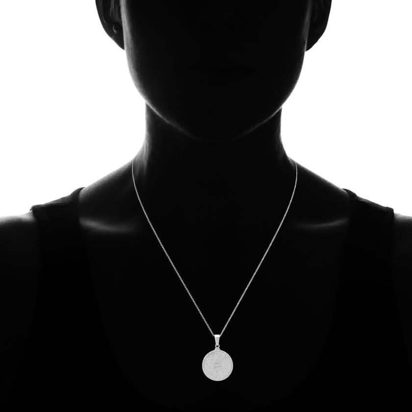 Stainless Steel Lord's and Serenity Prayer Pendant for Women Jewelry - DailySale