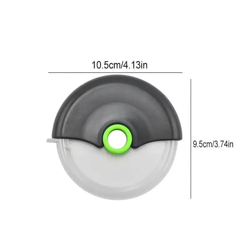 Stainless Steel Round Wheel Cutter with Lid Kitchen Tools & Gadgets - DailySale