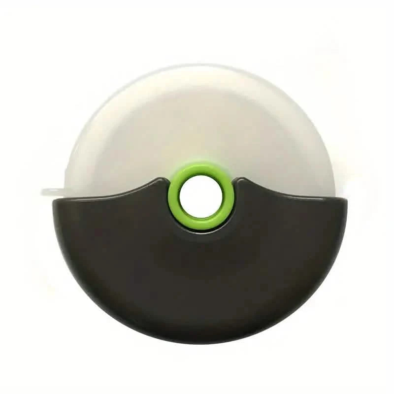 Stainless Steel Round Wheel Cutter with Lid Kitchen Tools & Gadgets Green - DailySale