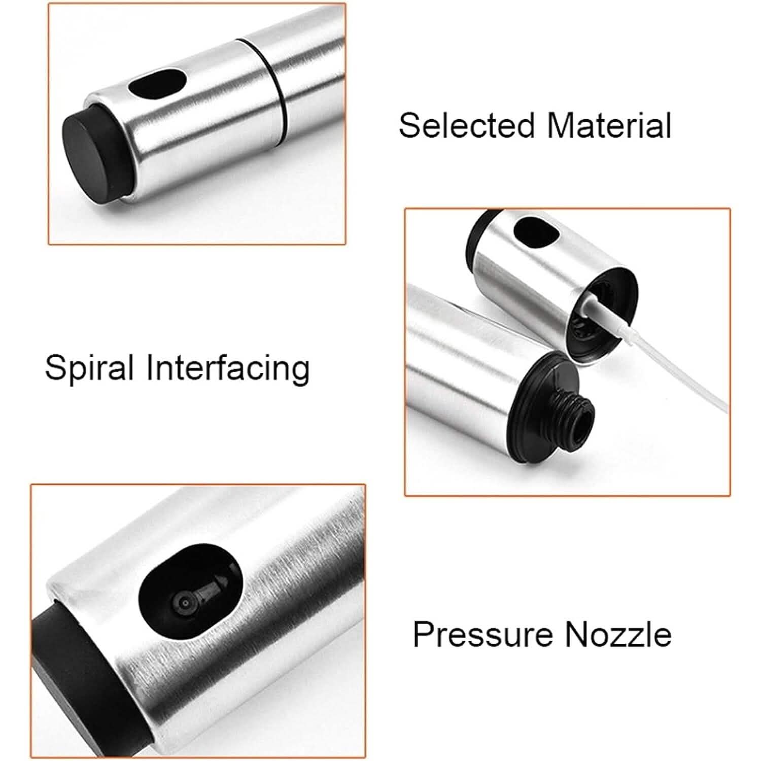 Stainless Steel Sprayer Dispenser, Dressing Spray Grilling Olive Oil Kitchen Tools & Gadgets - DailySale