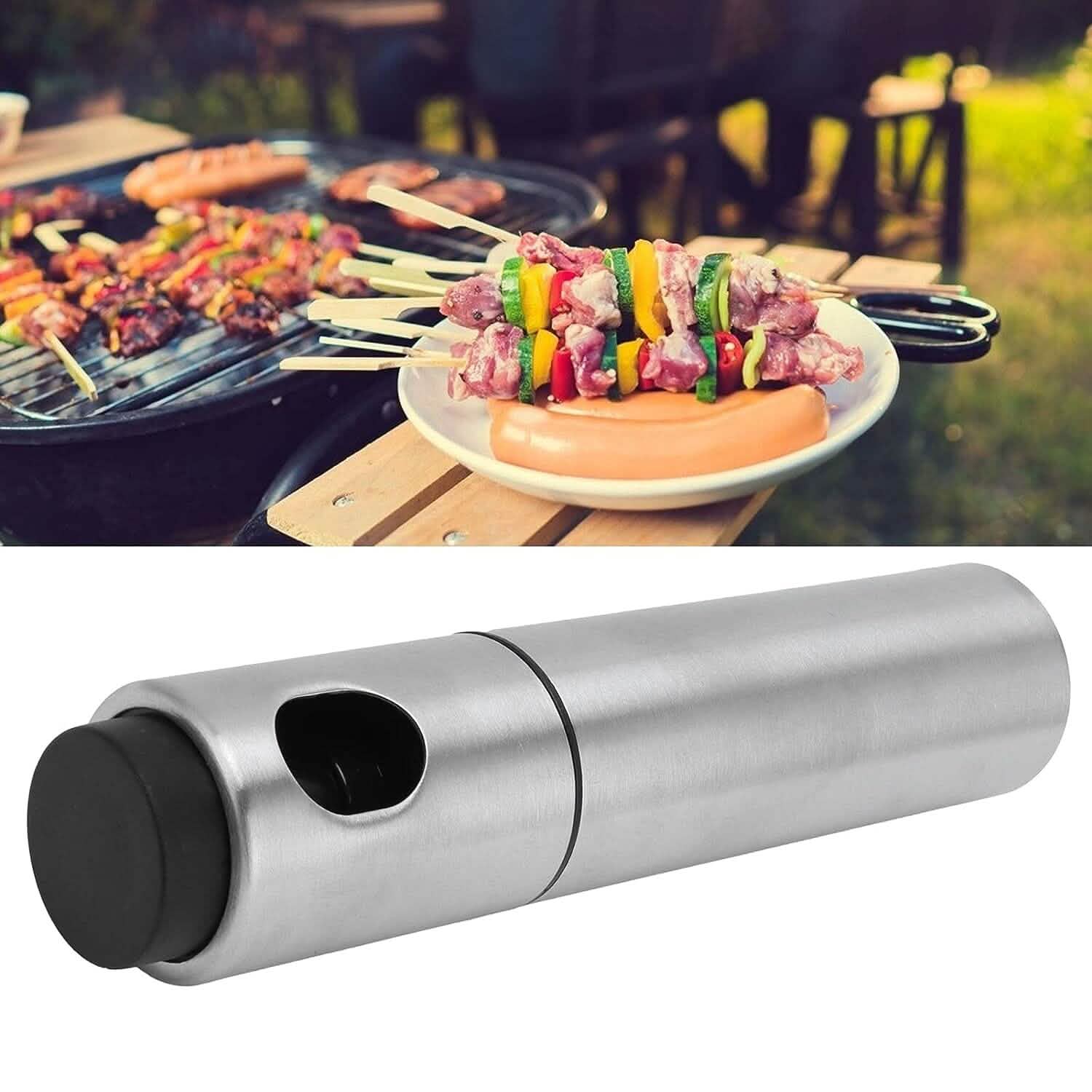 Stainless Steel Sprayer Dispenser, Dressing Spray Grilling Olive Oil Kitchen Tools & Gadgets - DailySale