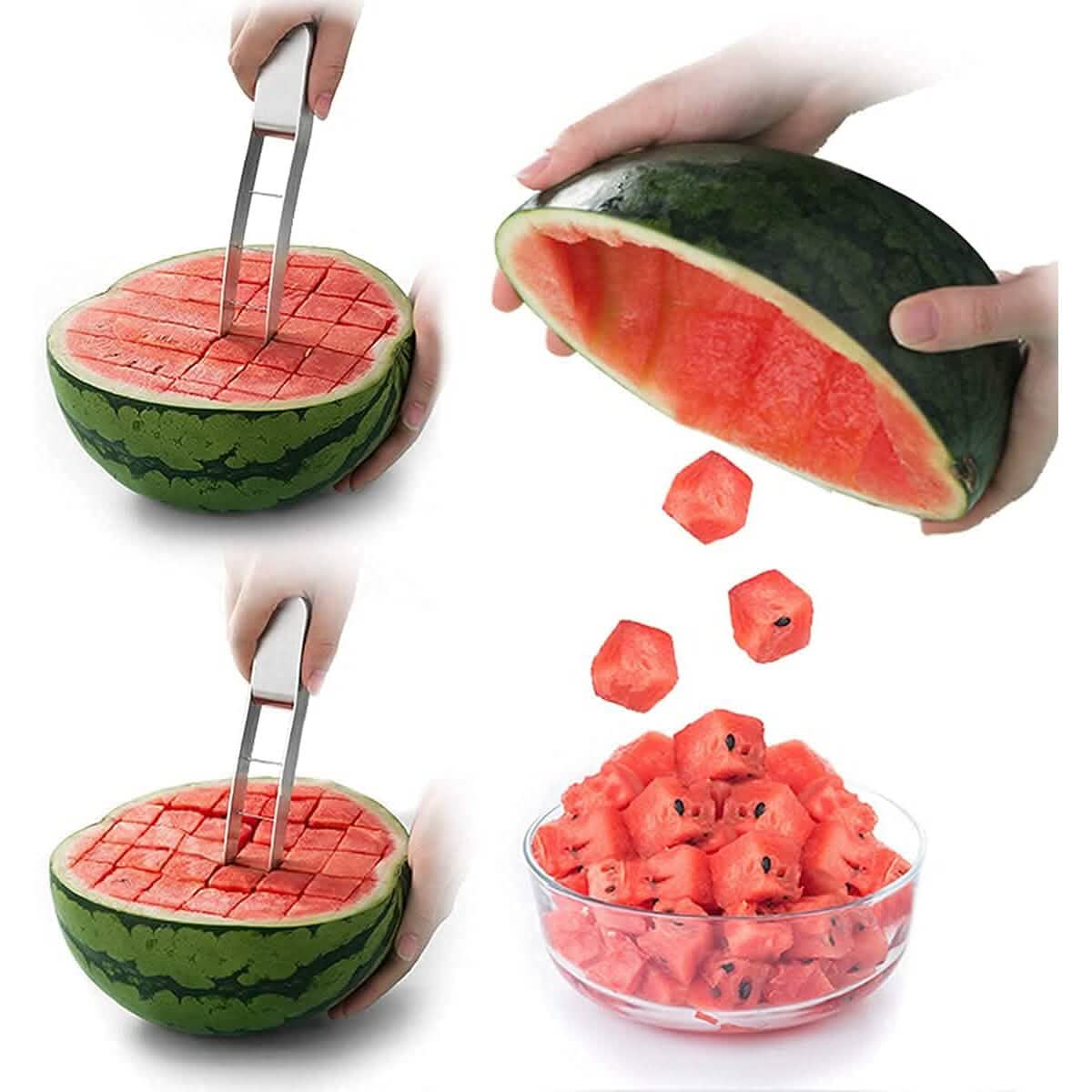Stainless Steel Watermelon Cube Cutter Kitchen Tools & Gadgets - DailySale